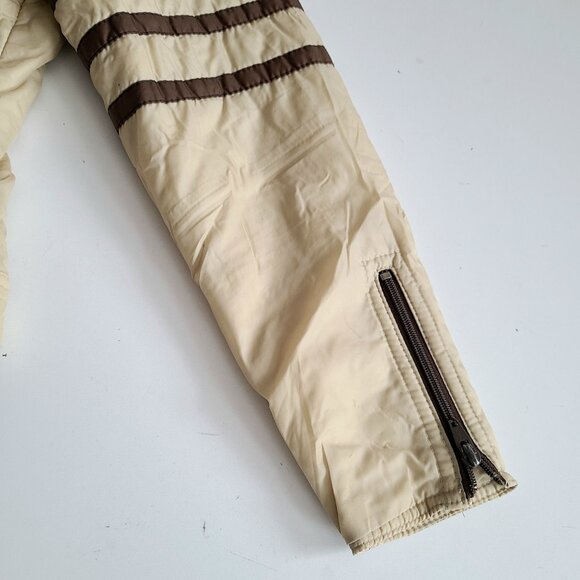 Vintage Styled by Americana 1970s-1980s beige short unisex jacket. - Picture 5 of 9